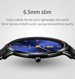 Quality Leather Strap Male Quartz Watch Casual Simple Fashion Male Wristwatch Waterproof with Stopwatch Alarm