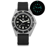 Sweep Seconds Quartz Movement Sapphire Stainless Steel Waterproof Luminous Wristwatch