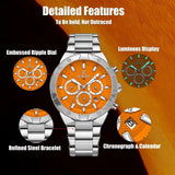 Top Brand Quartz Waterproof Luminous Date Stainless Steel Luxury Casual Wrist Watches for Men - The Jewellery Supermarket