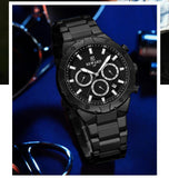 Top Brand Quartz Waterproof Luminous Date Stainless Steel Luxury Casual Wrist Watches for Men - The Jewellery Supermarket