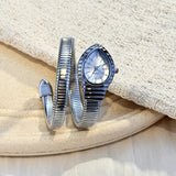 Fashion Selection Snake-Shape Elastic Bracelet Creative Quartz Watch