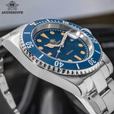 200M Water Resistant Luminous Ceramic Bezel 316L Steel Quartz Mens Dive Watch