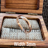 Rose Gold-Color Dome High Polished 2-10MM  Men Women Tungsten Carbide Wedding Rings