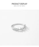 Elegant Butterfly Sterling Silver Shiny AAAA Lab Created Diamond Romantic Ring