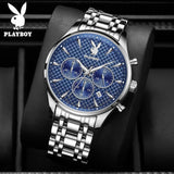 Amazing Top Brand Chronograph Business Men's Watches Waterproof Stainless Steel Luxury Brand Quartz Wristwatch