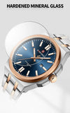 New Arrival Brand Luxury Waterproof Stainless Steel Business Quartz Sport Luminous Date Clock Men Wristwatches