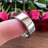 Pipe Cut Polish Finish 6/8/10/12MM Men Women Classic Tungsten Wedding Rings