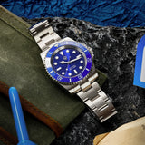 New Quartz Movement AR Sapphire Luminous BGW9 20Bar Waterproof Steel Wristwatches