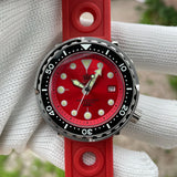 Automatic Dive Stainless Steel 300m Water Resistant Ceramic Bezel Sport Tuna Watch