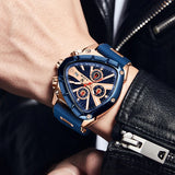 Brand New Fashion Silicone Sport Military Square Waterproof Chronograph Quartz Business Wristwatches for Men