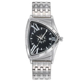 Luxury Classic Brand Multicolour Triangle Quartz Wristwatches -  Dial wth Roman Numerals Business Mens Wristwathes