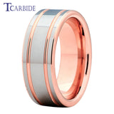 Beautiful Polished Brushed Finish 6MM 8MM Men Women Wedding Tungsten Carbide Rings