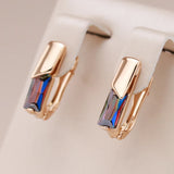 Awesome 14K Filled Gold Multicolur AAA Zircon Crystals Drop Fine Earrings