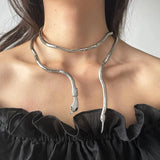 Bendable Personality Snake Bracelet For Women - Creative Choker Fashion Medusa Fashion Necklace