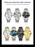 Elegant Fashion Luxury Brand Original Stainless Steel Waterproof Calendar Luminous Quartz New WristWatches