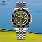 Top Brand New GMT Movement Quartz Watches, Stainless Steel BGW9 Luminous 20Bar Waterproof Diver Watch For Man