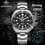 New 200M Waterproof Quartz Watch Sapphire Crystal BGW9 Luminous Ceramic Bezel Stainless Steel Diving Watch