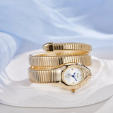 Luxury Fashion Ladies Snake Elegant Bracelet Watch Creative Personality Women's  Quartz Watch - Ideal  Gift