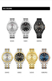 New Arrival Brand Luxury Waterproof Stainless Steel Business Quartz Sport Luminous Date Clock Men Wristwatches