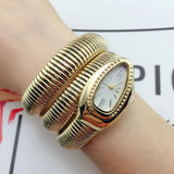 High Quality Blending Bold style Modern Elegance Unique Snake Shape Bangle Watch