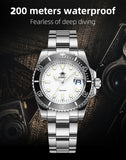 Top Luxury 200m Diving BGW9 Super Luminous 316L Stainless Steel Quartz Watch For Men