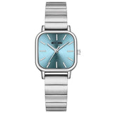 New Arrival Luxury Stainless Steel Simple Quartz Casual Fashion Versatile Small Square Wristwatch - The Jewellery Supermarket