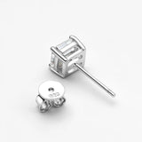 Luxury 1CT D Colour VVS1 Moissanite Diamonds Screw Earrings For Women and Men - S925 Sterling Silver Fine Jewellery - The Jewellery Supermarket