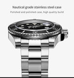 Luxury Brand 41mm Ceramic Bezel Classic Stainless Steel BGW9 Luminous Date Business 20Bar Dive Quartz Wristwatches