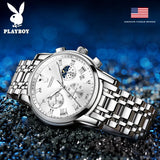 Luxury Top Brand Casual Business Watches - Stainless Steel Waterproof Quartz High Quality Men's Watches