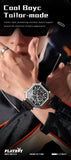 Luxury Classic Quartz Man Watch with High Quality Leather Strap Waterproof Business Wristwatch