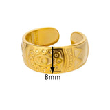 New Arrivals 18K Gold Colour New Stainless Steel Rings for Women Jewellery - Beautiful Fashion Rings - The Jewellery Supermarket