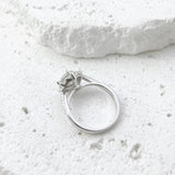 Dazzling VVS11CT Moissanite Diamond Rings for Women Silver Classic Engagement Wedding Jewellery With GRA Certificate