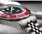 Luxury GMT515-24H Men's Watch Diver 200m Bubble Mirror Glass BGW9 Super Luminous Stainless Steel Men's Analog Watches