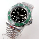 Stainless Steel Dive Automatic Sapphire Crystal Rotating Bezel Luminous Mechanical Watch
