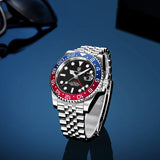 New Top Brand NH34 AR Coating Sapphire Glass Automatic Watch 100M Waterproof GMT Sports Mechanical Watches
