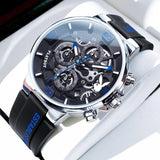 New Arrival Luxury Original Silicone Strap Fashion Quartz Waterproof Luminous Sports Top Brand Men's Wrist Watches