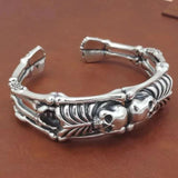 New Creative Personality Gothic Skull Open Bracelet Men's Hip Hop Rock Punk Fashion Jewellery