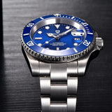 Top Brand Fashion Men's Sports Automatic Mechanical Watch - NH35 Stainless Steel Sapphire Waterproof Wristwatch
