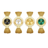 Elegant Temperament Fashion Rhinestone decorated dial Mesh wristband design Women's Quartz Watches