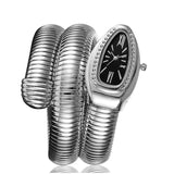 High Quality Blending Bold style Modern Elegance Unique Snake Shape Bangle Watch