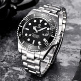 Popular Top Brand Automatic Luxury Sapphire Glass Mechanical Wristwatch Sports Stainless Steel Waterproof Men Watch
