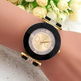 Luxury Brand Ladies Watches - White Silicone Diamond Letter Waterproof Digital Quartz Wrist Watches For Women