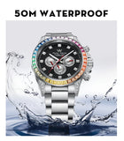 Automatic Mechanical 2260 50M Waterproof Helium Valve Sapphire Man Dive Watch