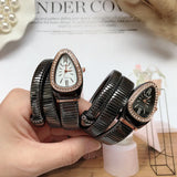 Popular Creative Snake Shaped Women's Quartz Analogue Watches - Women's Bracelets Personalized Wristbands For Women