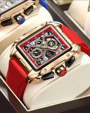 Big Dial Top Luxury Brand Sport Waterproof Chronograph Quartz Clock Automatic Date Mens Hipster Watches
