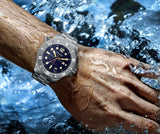 New Professional Dive Sport Mechanical Watches 316L Stainless Steel Sapphire Crystal 50Bar Auto Date Wristwatches