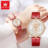 New Luxury Brand with Zircon Diamonds Butterfly Style Luminous Waterproof Quartz Ladies Watches, Ideal Present