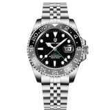 LUXURY DESIGN V3 GMT Mechanical Ceramic bezel Sapphire Crystal Stainless Steel Waterproof Automatic ﻿Mens Watches