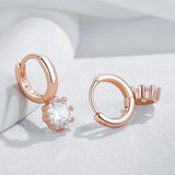 14 Karat Rolled Gold AAA Zircon Diamonds High Quality Delicate Drop Earrings