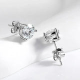 Amazing 1-3CT D Colour Moissanite Diamonds Studs Earrings for Women/Men , Sterling Silver Fine Jewellery - The Jewellery Supermarket